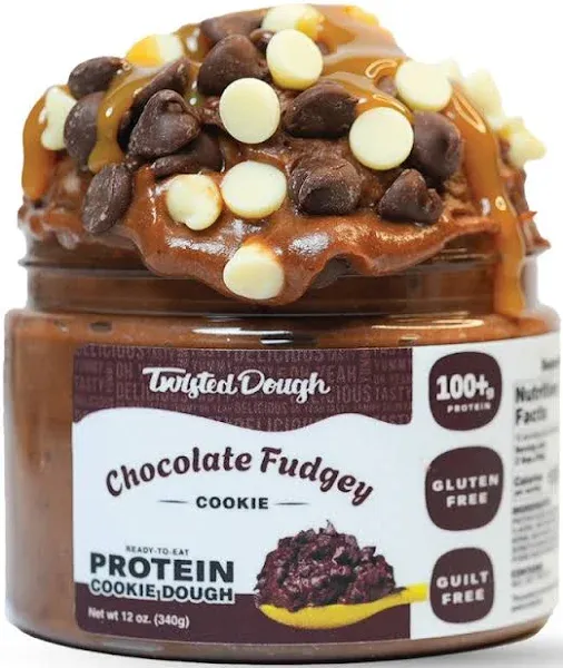 Chocolate Fudgey Protein Cookie Dough