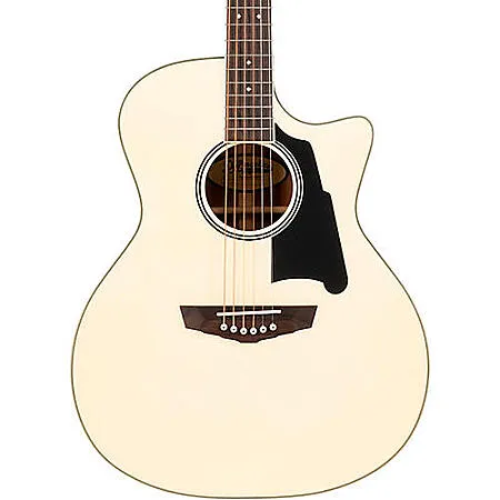 D'Angelico Premier Gramercy Grand Auditorium Acoustic-Electric Guitar (Gloss White Wash) $319.99 + Free Shipping