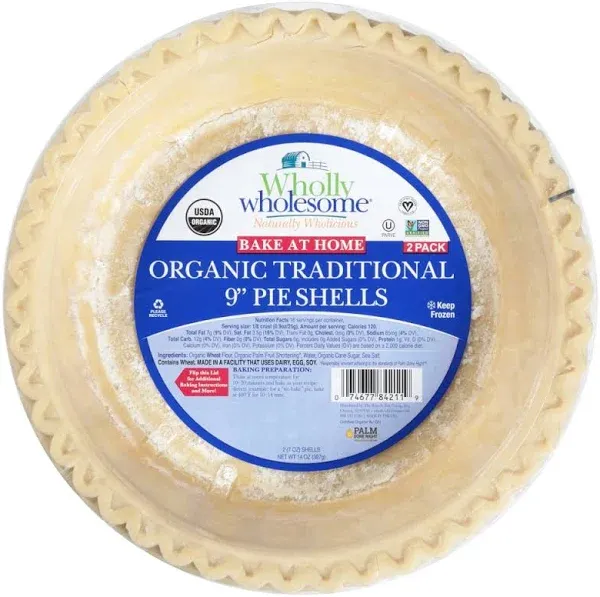 Wholly Wholesome Organic Traditional Pie Shells