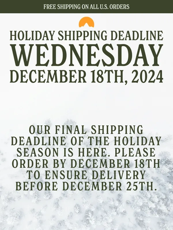 Nature Backs - ✨ Need it for the holidays? ✨ Order by Wednesday,Dec 18th!
