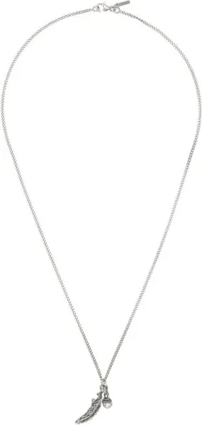 Emanuele Bicocchi Piuma-Pendant Pearl Necklace