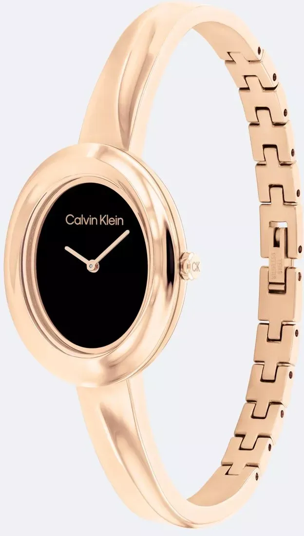 Calvin Klein Women's Contoured Bezel Watch - Metallic