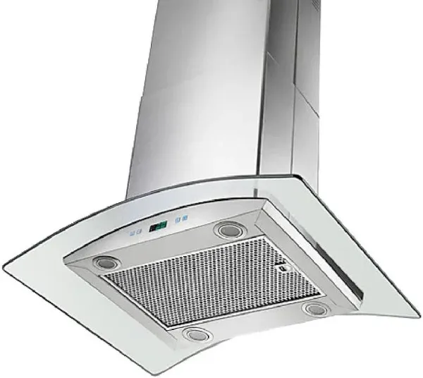 Proline Island Range Hood Ducted 600 CFM Stainless Steel Finish Proline