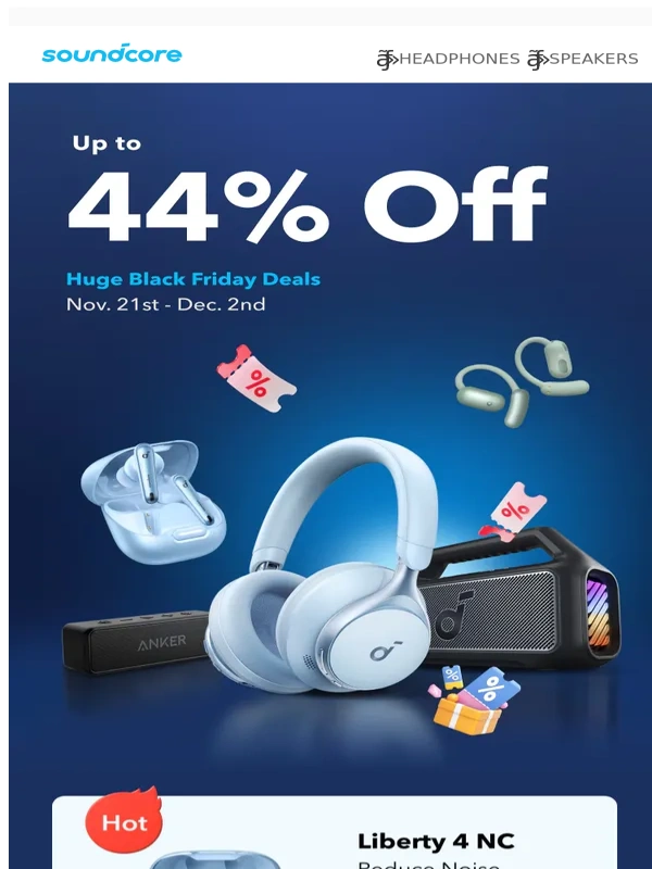 Soundcore - Soundcore Black Friday: Score Huge Savings ?