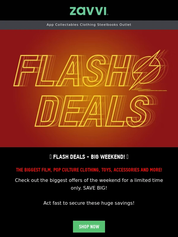 Zavvi - Evening Flash Deals - Don't Miss This Weekends Best Offers!
