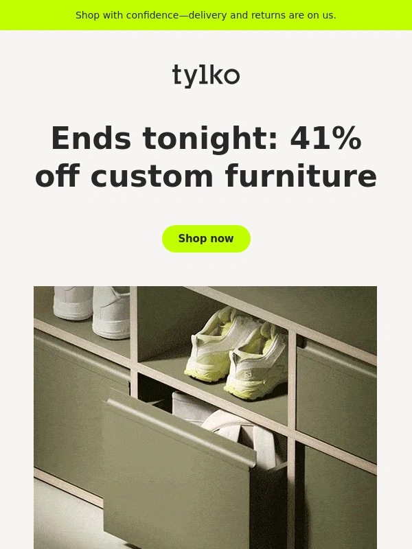 Tylko - Last Chance: 41% off ends tonight