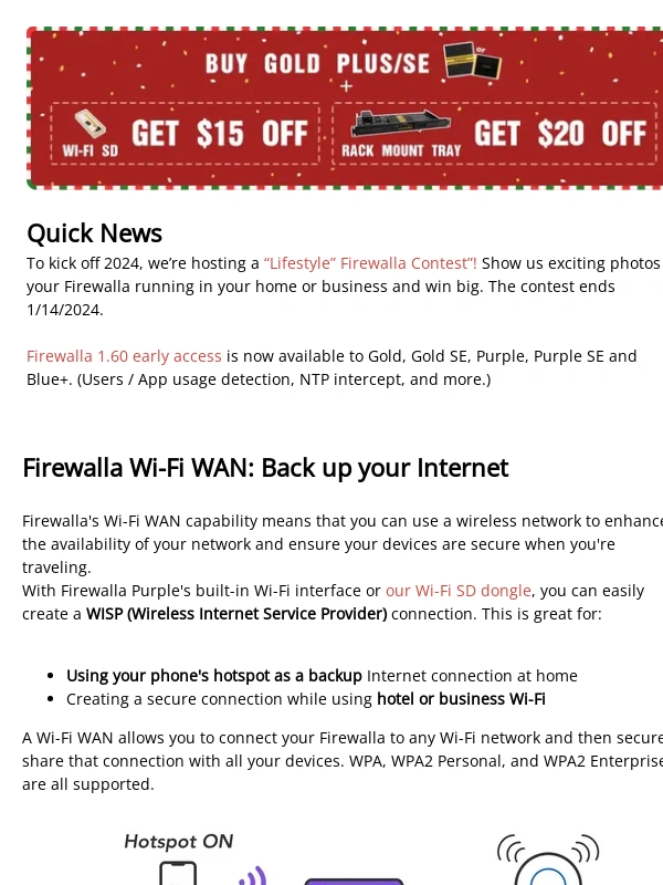 Firewalla - Wi-Fi WANs with Firewalla