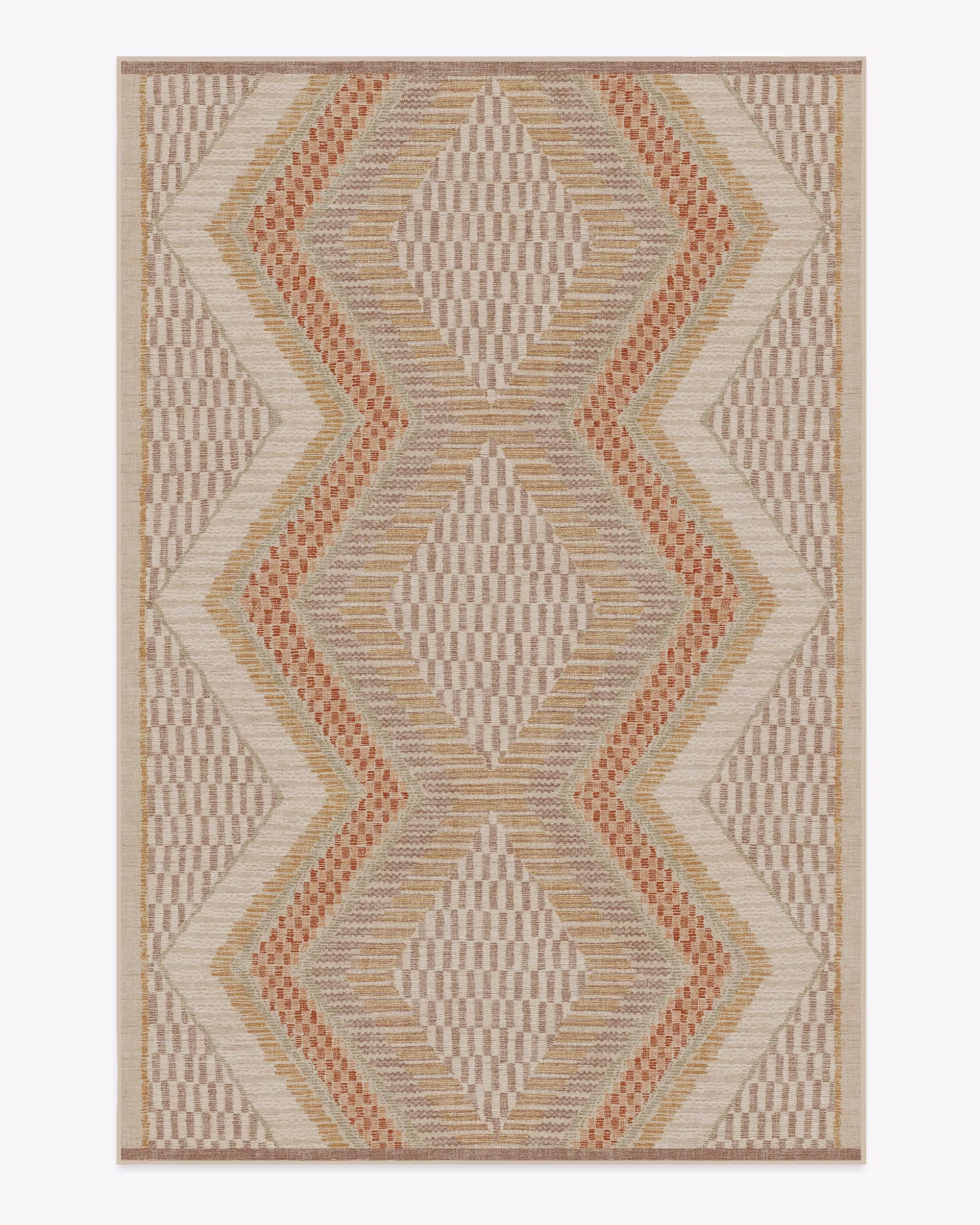 Justina Blakeney Etta Natural & Terra Rug, 6'x9'