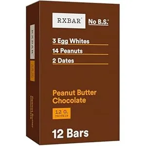 12-Count 1.83-Oz RXBAR Protein Snack Bars (Peanut Butter Chocolate)