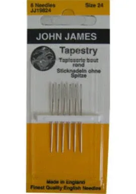 John James Hand Needles Tapestry Size 24