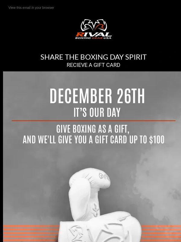 Rival Boxing - BOXING DAY
