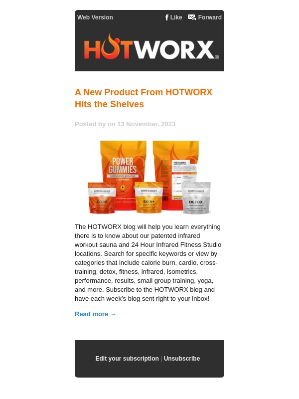 HOTWORX - A New Product From HOTWORX Hits the Shelves