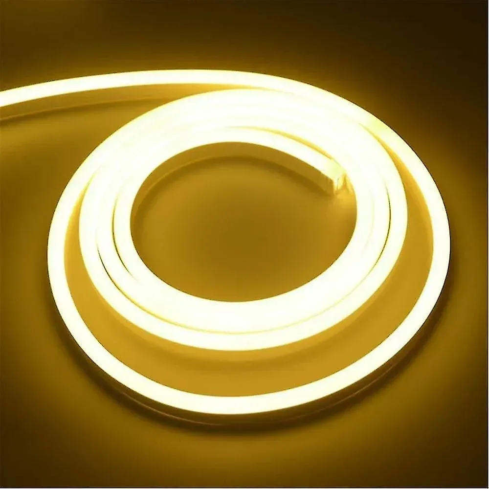 Waterproof LED Neon Tube 20M 15M 10M 5M 3M 2M 1M AC 220V-240V SMD 2835 Flexible Neon Strip Single Color for Outdoor Decorative Lighting