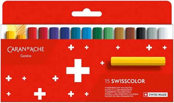 Caran d'Ache Swisscolor Wax Pastels