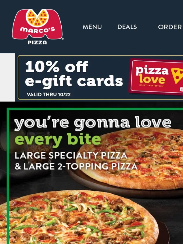 Marco's Pizza - Order a favorite & try something new! ??