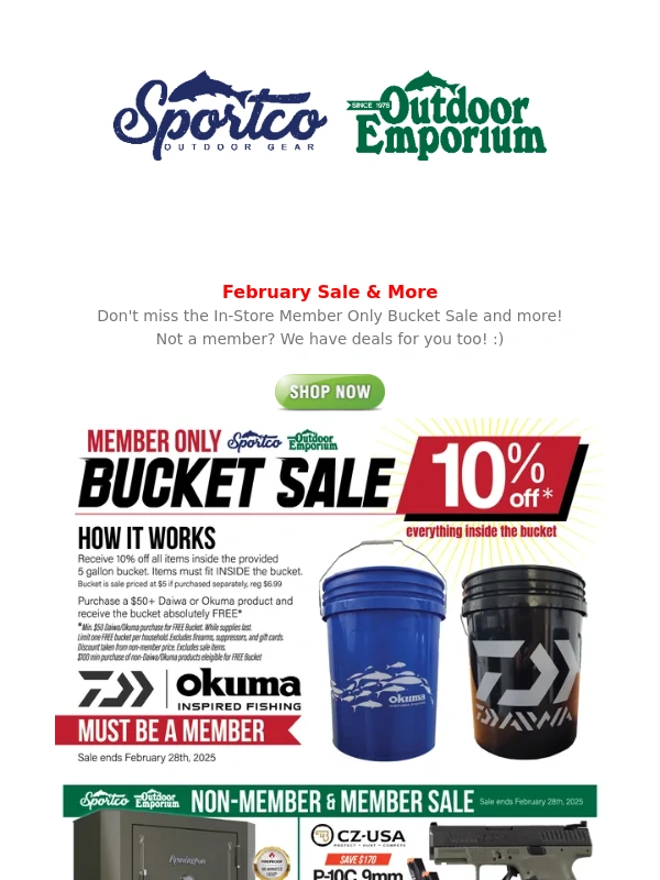 Sportco - ? Fab February Finds! Don't Miss Out!