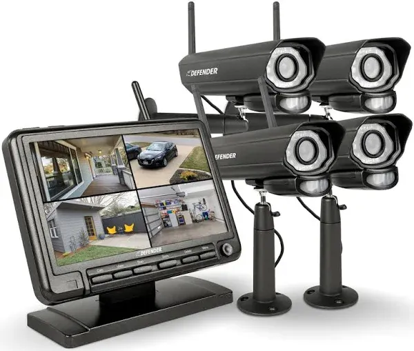 Defender Cameras PhoenixM2 Non-WiFi Plug-in Power Security System