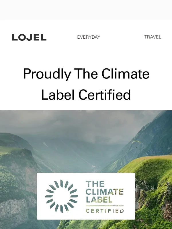 LOJEL - LOJEL Is Proudly Certified With The Climate Label
