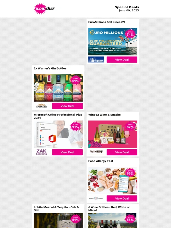 Wowcher - ? Boozy Father’s Day Gifts - Up to 91% Off Hampers & More!
