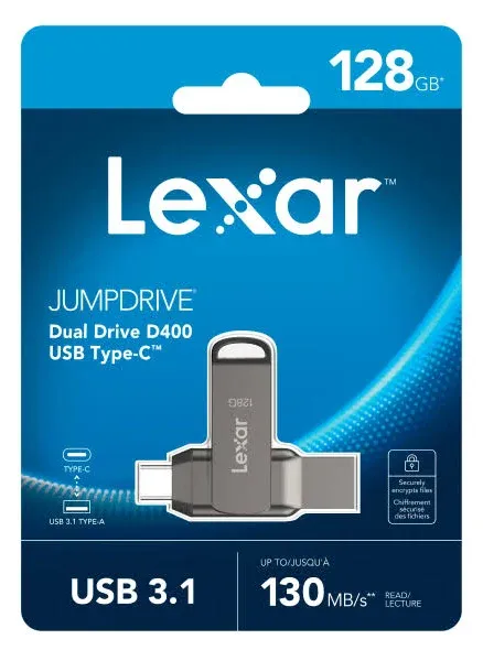 Lexar JumpDrive D400 USB 3.1 Flash Drive
