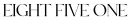 Eight Five One Jewelry