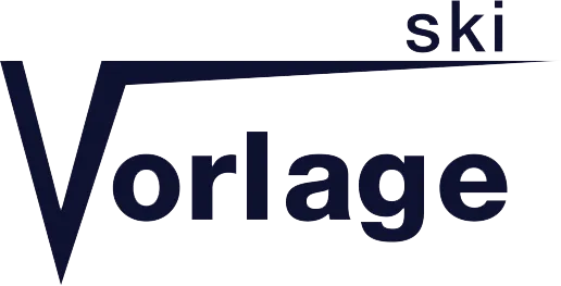 Ski Vorlage