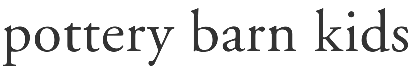 pottery barn kids CA