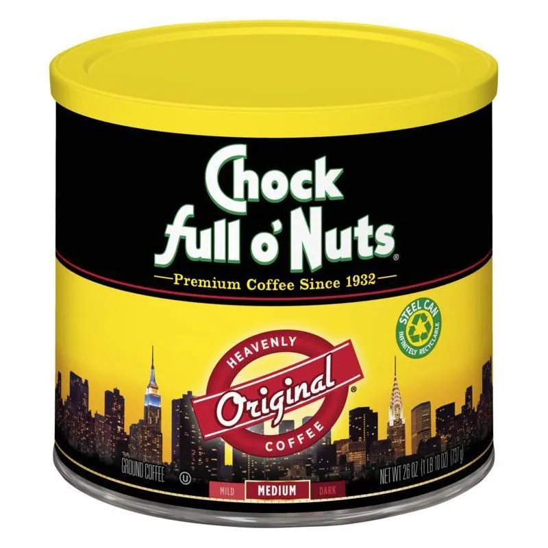 (YMMV) Chock full o'Nuts Original Medium Roast Ground Coffee - 26oz $7.49