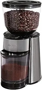 Mr. Coffee Automatic Burr Mill Coffee Grinder w/ 18 Custom Grinds (Silver) $29.95 + Free Shipping w/ Prime or on $35+