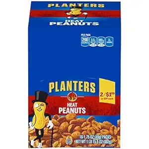 Planters Heat Peanuts, 1.75 Ounce (Pack of 18)