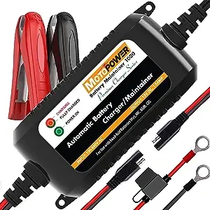 MOTOPOWER MP00206A 12V 1.5Amp Automatic Battery Charger / Maintainer $15 $14.56