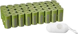 540-count Amazon Basics dog poop bags