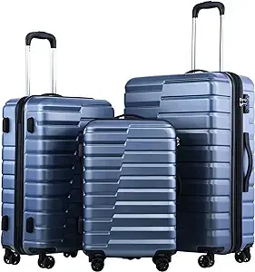 Coolife Expandable Suitcase Luggage set