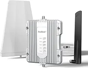 Amazboost - Cell Phone Booster for Home, Signal Booster Kit, All U.S. Carriers, 5G 4G LTE 3G