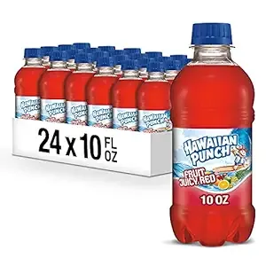 24-Count 10-Oz Hawaiian Punch Drink (Juicy Red) $7.48 ($0.31/each) w/ S&S + Free Shipping w/ Prime or on $35+