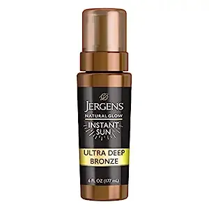 Jergens Natural Glow Instant Sun Sunless Tanning Mousse Tropical