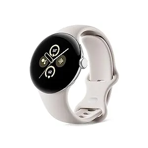 Google Pixel Watch 2 (Previous Model) with Best of Fitbit - Heart Rate Tracking, Stress Management, Safety Features - Android Smartwatch - Polished Silver Aluminum Case for $149.99