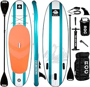 Roc inflatable stand up paddle board kit