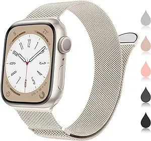 MARGE PLUS Compatible with Apple Watch Band 38mm 40mm 41mm 42mm 44mm 45mm 46mm 49mm Women and M…