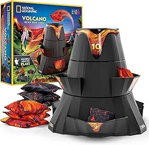 National Geographic Stackable Volcano Bean Bag Toss Backyard Game Playset $14.85 + Free Shipping w/ Prime or $35+