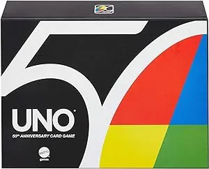 Mattel Games UNO 50th anniversary edition card game