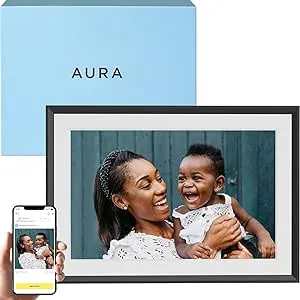 Aura Carver Digital Picture Frame With Mat - 10.1 Inches