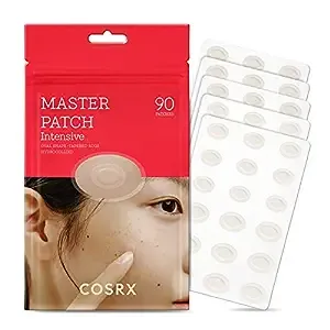 COSRX Master Patch Intensive | Oval-Shaped Hydrocolloid Pimple Patch with Tea Tree Oil & Salicylic Acid | Quick & Easy Blemish, Zit, Spot Treatment (90 Patches (Medium, Large), 90, Count)