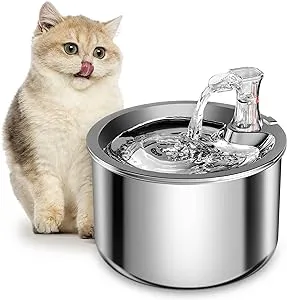 Homtyler Cat Water Fountain