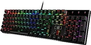 Redragon K556 RGB LED wired mechanical keyboard