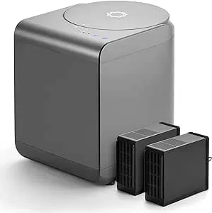 Airthereal Revive Electric Kitchen Composter, SHARKSDEN Tri-Blade, Turn Food Waste and Scraps into Dry Compost Fertilizer for Plants, R500 Gray $170.99