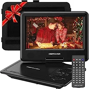 DBPower 11" Portable DVD Player w/Swivel Screen
