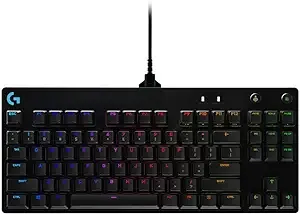 Logitech G PRO Mechanical Gaming Keyboard, Ultra Portable Tenkeyless Design, Detachable Micro USB Cable, 16.8 Million Color LIGHTSYNC RGB Backlit Keys $73.99