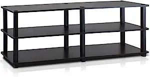 $16.43*: 47" Furinno 3-Tier Wide Shoe Storage Rack (Espresso/Black) at Amazon