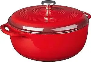 7.5-Qt Lodge Enameled Cast Iron Dutch Oven with Lid (Island Spice Red) $54.90 + Free Shipping